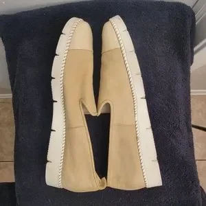 Paul Green Shoes Paul Green Womens Daniella Beige Suede Cap